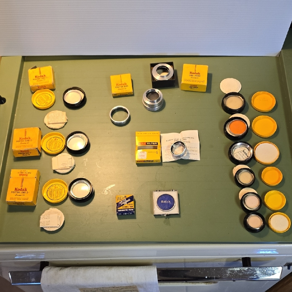 Kodak Yellow and Black Camera Filters Collection